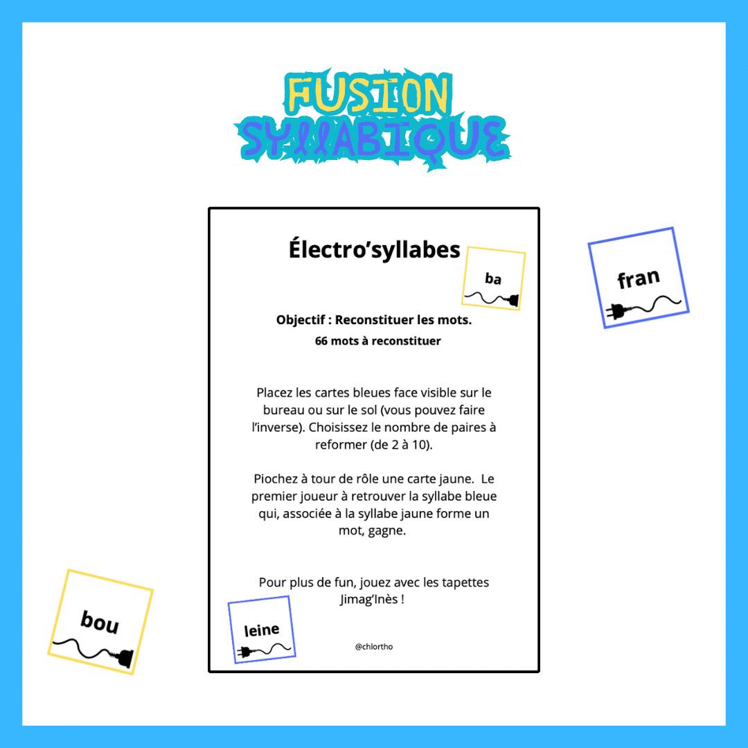 Boîte de Électro'syllabes