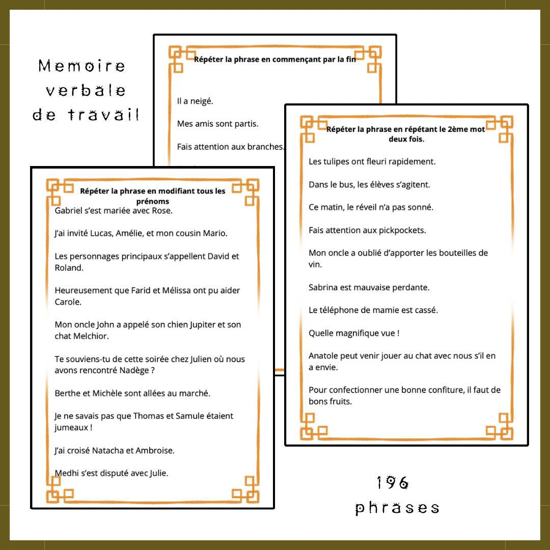 Boîte de Mémophrases