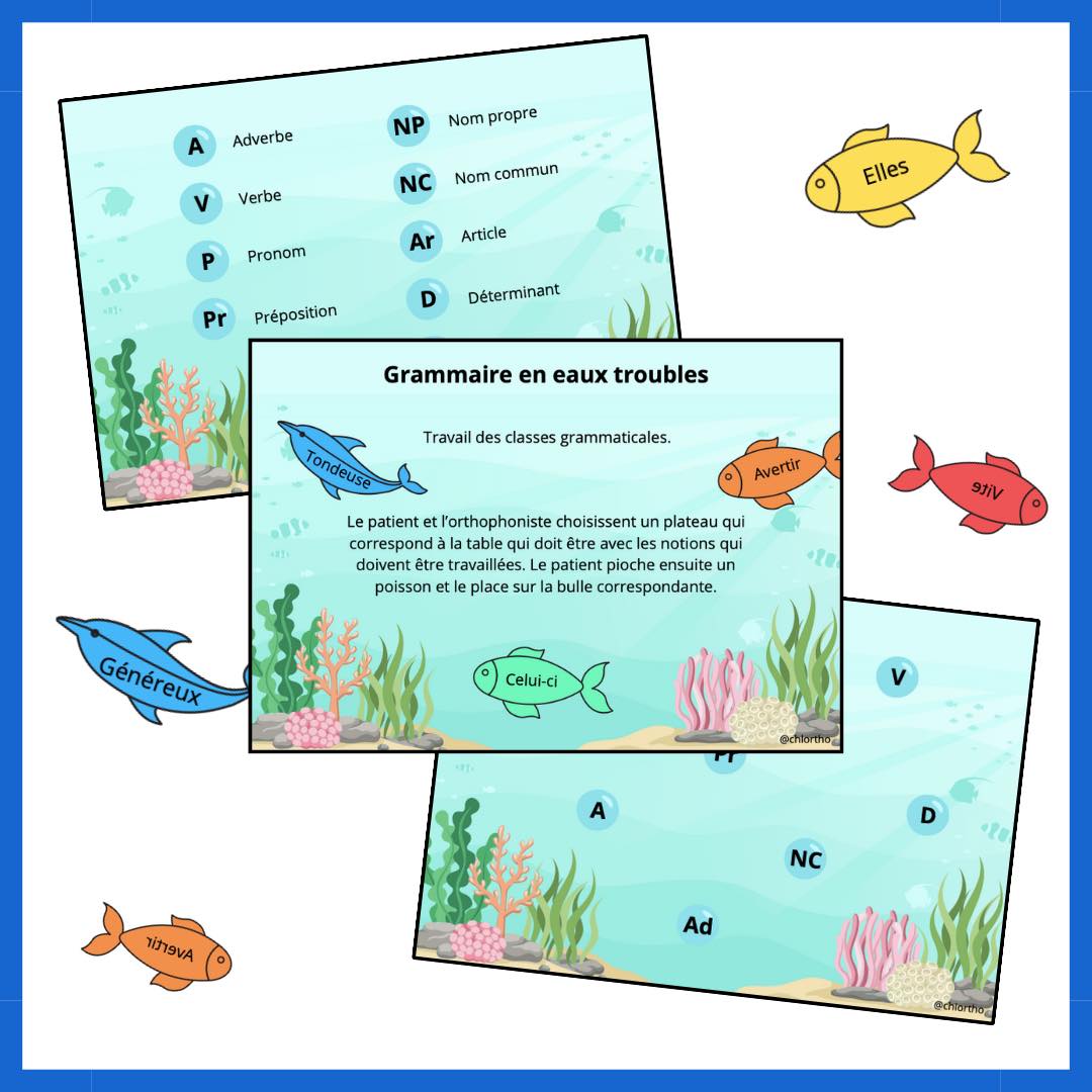 Boîte de Grammaire en eaux troubles