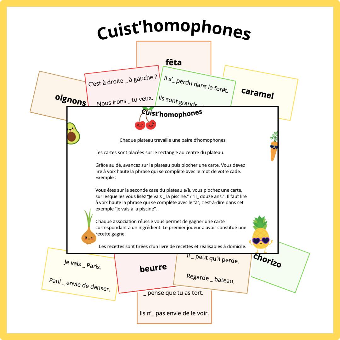 Boîte de Cuist'homophones