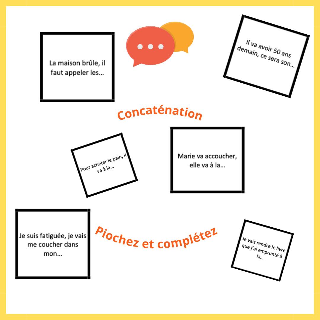 Boîte de Cartes concaténation