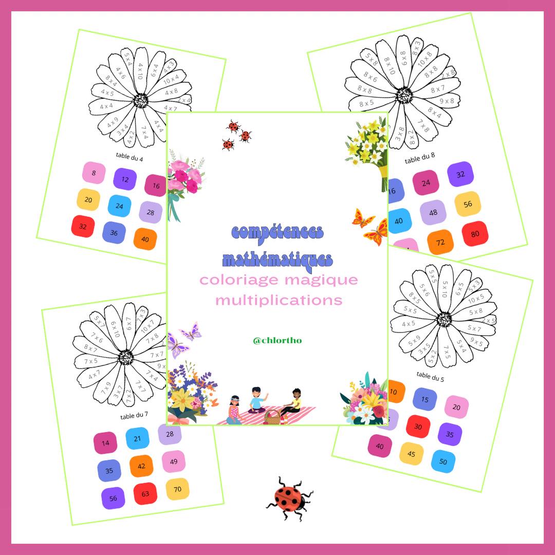Boîte de Set activités printemps