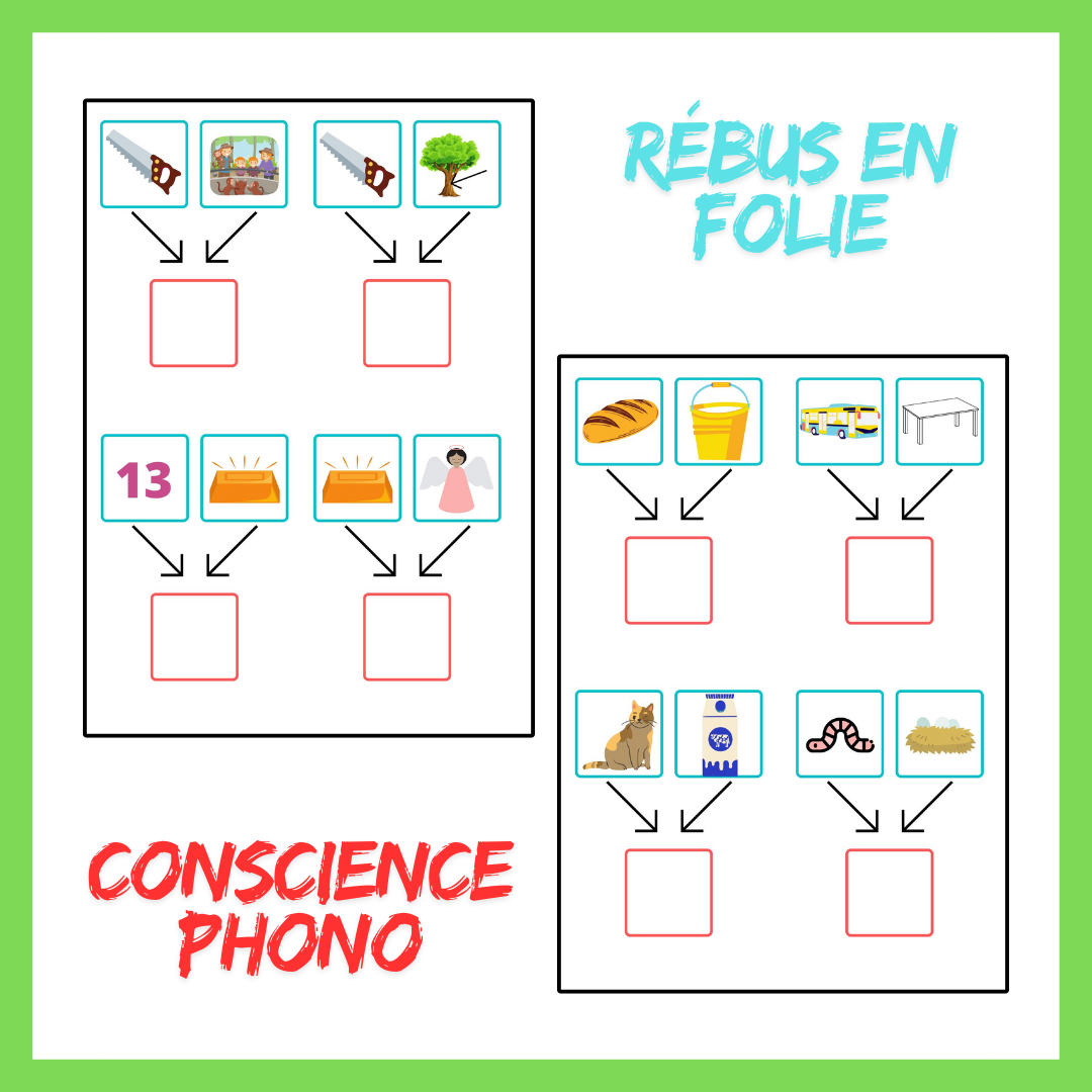 Boîte de Rébus en folie