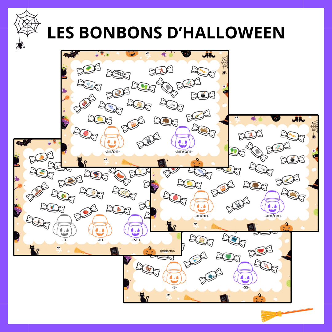Boîte de Les bonbons d'Halloween
